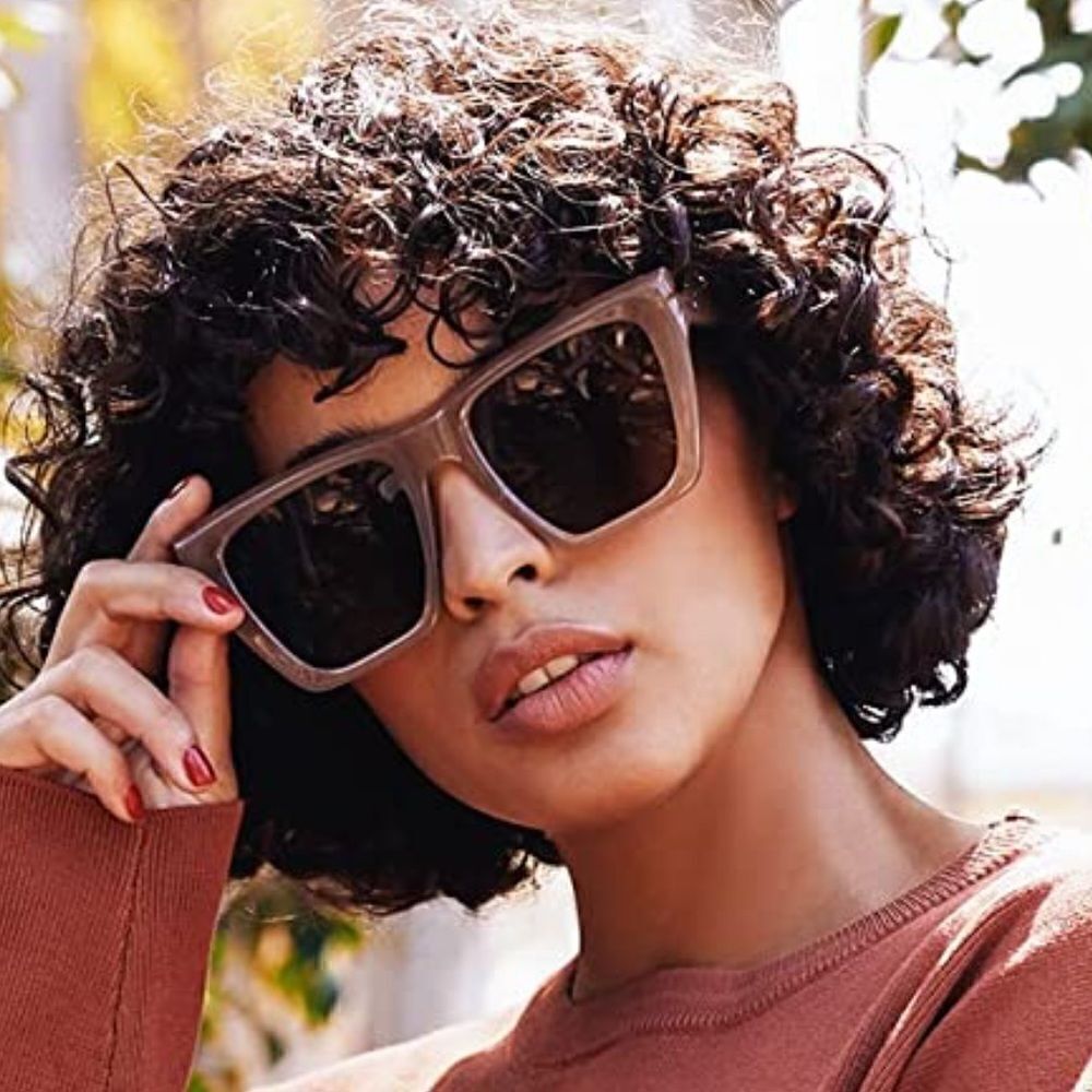 Oversized Square Cat Eye Sunglasses